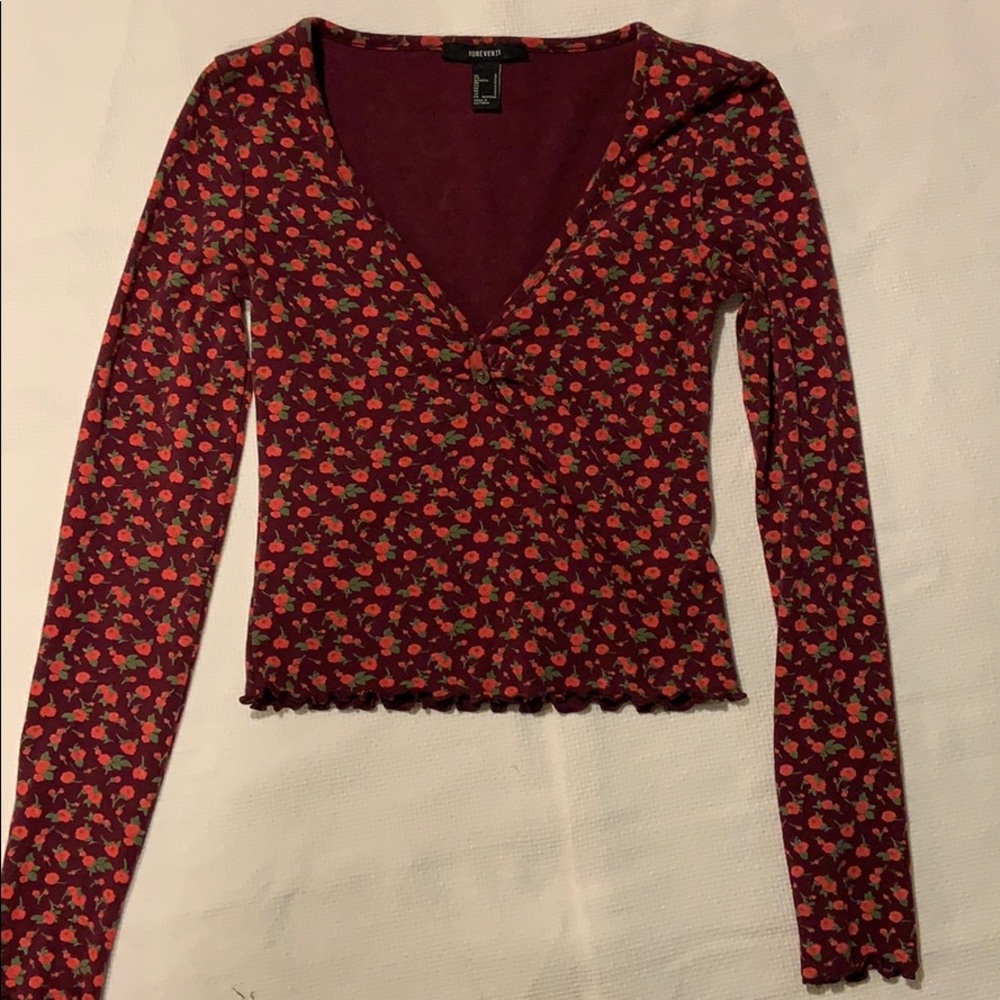 Floral Lettuce Long Sleeve